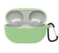 GIOPUEY Funda Compatible con Sony WF-1000XM5, Ultradelgado Silicona Case Cover, Anti-caída, Portátil - Verde
