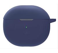 GIOPUEY Funda Compatible con SoundPEATS Air 3 Deluxe, Ultradelgado Silicona Case Cover, Anti-caída, Portátil - Azul Oscuro