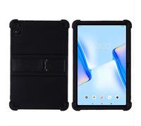 GIOPUEY Funda Compatible con Teclast M40 Plus/P40S/P40 HD - con Soporte - Carcasa Protectora de Silicona TPU Suave Case - Black