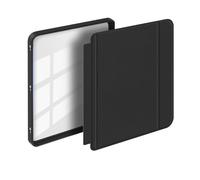 GIOPUEY Funda Compatible con Tolino Vision Color/Vision 6, Flip Piel Carcasas, Carcasa Trasera Transparente de PC TPU - Black