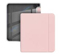 GIOPUEY Funda Compatible con Tolino Vision Color/Vision 6, Flip Piel Carcasas, Carcasa Trasera Transparente de PC TPU - Pink