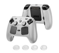 GIOPUEY Funda Compatible con Valve Steam Controller 2, Ultradelgado Silicona Case Cover, Anti-caída, Portátil - Clear