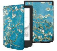 GIOPUEY Funda Compatible con Vivlio Light/Light HD/Light HD Color, Cubierta Trasera de Silicona Suave Case [Textura Similar a la Piel] - Flower