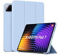 GIOPUEY Funda Compatible con Xiaomi Poco Pad X1, Cubierta Trasera de Silicona Suave Case [Textura Similar a la Piel] - Blue