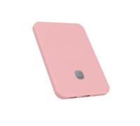 GIOPUEY Funda Compatible con Xiaomi Ultrathin Magnetic Power Bank 5000 15W, Ultradelgado Silicona Case Cover, Anti-caída, Portátil - Rosa