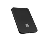 GIOPUEY Funda Compatible con Xiaomi Ultrathin Magnetic Power Bank 5000 15W, Ultradelgado Silicona Case Cover, Anti-caída, Portátil - Negro