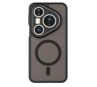 GIOPUEY Funda Magnética para Huawei Pura 80 Ultra, Compatible con MagSafe, Carcasa Dura de Mate PC + TPU Suave Case Cover - Black