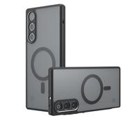 GIOPUEY Funda Magnética para Nubia RedMagic 10 Air, Compatible con MagSafe, Carcasa Dura de Mate PC + TPU Suave Case Cover - Black