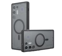 GIOPUEY Funda Magnética para Nubia RedMagic 11 Air, Compatible con MagSafe, Carcasa Dura de Mate PC + TPU Suave Case Cover - Black