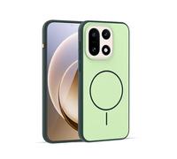 GIOPUEY Funda Magnética para OnePlus 15, Compatible con MagSafe, Carcasa Dura de Mate PC + TPU Suave Case Cover - Green