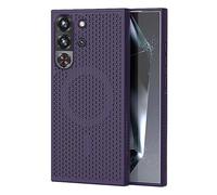 GIOPUEY Funda Magnética para RedMagic 10 Pro/10S Pro, Compatible con MagSafe, Carcasa Dura de Mate PC + TPU Suave Case Cover - Dark Purple