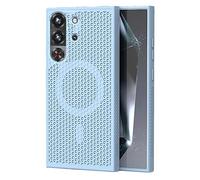 GIOPUEY Funda Magnética para RedMagic 10 Pro/10S Pro, Compatible con MagSafe, Carcasa Dura de Mate PC + TPU Suave Case Cover - Blue