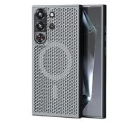 GIOPUEY Funda Magnética para RedMagic 10 Pro/10S Pro, Compatible con MagSafe, Carcasa Dura de Mate PC + TPU Suave Case Cover - Grey