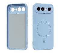 GIOPUEY Funda Magnética para Vivo X300 FE, Compatible con MagSafe, Material de Silicona Case, Anti Huella Digital Cover [Antideslizante] - Blue