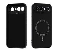 GIOPUEY Funda Magnética para Vivo X300 FE, Compatible con MagSafe, Material de Silicona Case, Anti Huella Digital Cover [Antideslizante] - Black