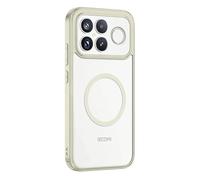 GIOPUEY Funda Magnética para Xiaomi Poco F8 Ultra, Compatible con MagSafe, Carcasa Dura de Mate PC + TPU Suave Case Cover - Beige