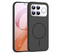 GIOPUEY Funda Magnética para Xiaomi Poco F8 Ultra, Compatible con MagSafe, Carcasa Dura de Mate PC + TPU Suave Case Cover - Black