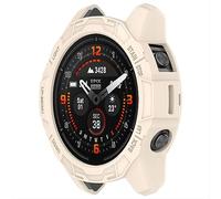 GIOPUEY Funda para Garmin fenix7X Pro/Garmin Epix Pro 51mm, Silicona TPU de Primera Calidad Suave y Ligero Protector Case Cover Carcasa - Beige