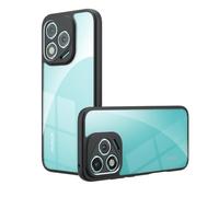 GIOPUEY Funda para Honor 400 Lite, Carcasa Dura de Transparente PC + TPU Suave Case Cover - Clear