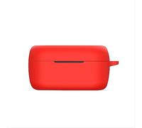 GIOPUEY Funda para Jabra Evolve 2 Buds, Ultradelgado Silicona Case Cover, Anti-caída, Portátil - Rojo