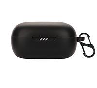 GIOPUEY Funda para JBL Live Free 2 TWS, Ultradelgado Silicona Case Cover, Anti-caída, JBL Live Free 2 TWS Funda - Negro