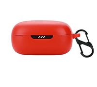GIOPUEY Funda para JBL Live Pro 2 TWS, Ultradelgado Silicona Case Cover, Anti-caída, JBL Live Pro 2 TWS Funda - Rojo