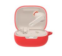 GIOPUEY Funda para JBL Live Pro+ TWS, Ultradelgado Silicona Case Cover, Anti-caída, JBL Live Pro+ TWS Funda - Rojo