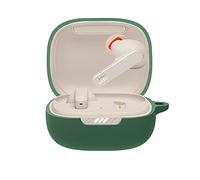 GIOPUEY Funda para JBL Live Pro+ TWS, Ultradelgado Silicona Case Cover, Anti-caída, JBL Live Pro+ TWS Funda - Verde Militar