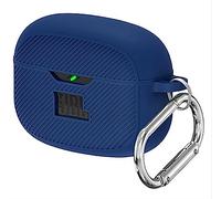 GIOPUEY Funda para JBL Vibe Beam, Ultradelgado Silicona Case Cover, Anti-caída, Portátil - Azul Oscuro