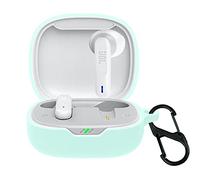 GIOPUEY Funda para JBL Wave 300TWS, Ultradelgado Silicona Case Cover, Anti-caída, JBL Wave 300TWS Funda - Verde