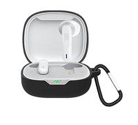 GIOPUEY Funda para JBL Wave 300TWS, Ultradelgado Silicona Case Cover, Anti-caída, JBL Wave 300TWS Funda - Negro