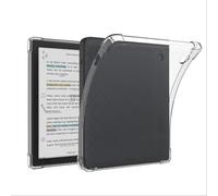 GIOPUEY Funda para Kobo Libra Colour/Libra 2, Carcasa Trasera de TPU Suave, Cubierta Delgada, Protección con Airbag, Case Compatible con Kobo Libra Colour/Libra 2-Transparente