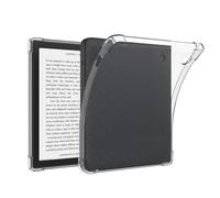 GIOPUEY Funda para Kobo Libra H2O, Carcasa Trasera de TPU Suave, Cubierta Delgada, Protección con Airbag, Case Compatible con Kobo Libra H2O-Transparente