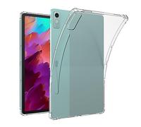 GIOPUEY Funda para Lenovo Tab P12 12.7 2023, Carcasa Trasera de TPU Suave, Cubierta Delgada, Protección con Airbag, Case Compatible con Lenovo Tab P12 12.7 2023-transparente