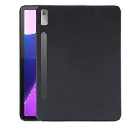 GIOPUEY Funda para Lenovo Tab P12 12.7 2023, Carcasa Trasera de TPU Suave, Ultraplano, Anti-vibración y Anti-Deslizamiento - Negro