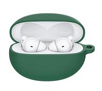 GIOPUEY Funda para OPPO Enco Free 2, Ultradelgado Silicona Case Cover, Anti-caída, OPPO Enco Free 2 Funda - Verde Militar