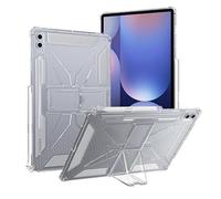 GIOPUEY Funda para Samsung Galaxy S11 Ultra 14.6 2025, Carcasa Trasera de TPU Suave Case con Soporte, Cubierta Delgada, Protección con Airbag - Transparente