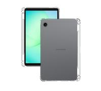 GIOPUEY Funda para Samsung Galaxy Tab A11, Carcasa con Ranura de Pluma, Case Trasera Protección de TPU Suave, Cubierta Delgada, Protección con Airbag - Transparente