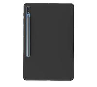 GIOPUEY Funda para Samsung Galaxy Tab A9 Plus, Carcasa Trasera de TPU Suave, Ultraplano, Anti-vibración y Anti-Deslizamiento - Negro