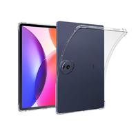 GIOPUEY Funda para TCL Tab A1 Plus 12.2 2026, Carcasa Trasera de TPU Suave, Cubierta Delgada, Protección con Airbag, Case - Transparente