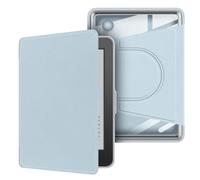 GIOPUEY Funda para Tolino Shine Color/Shine 4/5, Case Giratoria de 360 Grados Diseño Magnético Desmontable, Cubierta Protectora Ajustable, Parte Trasera Transparente - Blue