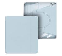 GIOPUEY Funda para Tolino Vision Color/Vision 6, Case Giratoria de 360 Grados Diseño Magnético Desmontable, Cubierta Protectora Ajustable, Parte Trasera Transparente - Blue