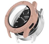 GIOPUEY Funda para Xiaomi Watch S3, Protector de Pantalla + Bastidor rígido, Protección Total del Paquete - Pink