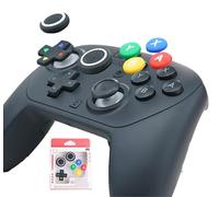 GIOPUEY Joystick Thumb Stick Grips Cap Compatible con Nintendo Switch 2 Pro Controller, Silicone Thumb Grip Caps Joystick Caps Protective Case Funda Protectora, Soft Anti-Slip - A