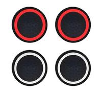 GIOPUEY Joystick Thumb Stick Grips Cap Compatible con R36S/RG CubeXX/40XXV/406H/406V/B20S/40XXH/556/35XXH/B10MAX3/B30/X55/B20SX - Red+Black