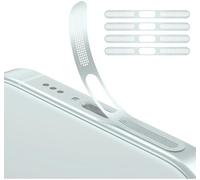 GIOPUEY Mesh Anti Dust Metal Sticker for iPhone Air 2025/17 Air, 4 Pack Integrated Protective Speaker and Charging Port - Blue