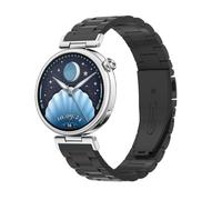 GIOPUEY Metallo Correas para Xiaomi Watch S5 41mm, Acero Inoxidable | Correa Acero de Eslabones, Hebilla Plegable, Acero Sólido, Ajustable, Negocios Ocio, Pulsera Metálica