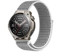 GIOPUEY Nylon Correas Compatible con Amazfit Balance Ultra, Transpirable Sport Correa Loop Deportiva de Nylon Trenzado, Mujer Hombres - Grey