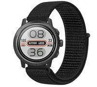 GIOPUEY Nylon Correas Compatible con COROS Apex 2 Pro, 22mm Transpirable Sport Correa Loop Deportiva de Nylon Trenzado, Mujer Hombres - Black