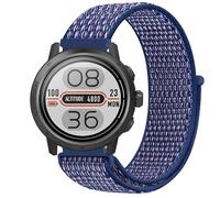 GIOPUEY Nylon Correas Compatible con COROS Apex 2 Pro, 22mm Transpirable Sport Correa Loop Deportiva de Nylon Trenzado, Mujer Hombres - Blue
